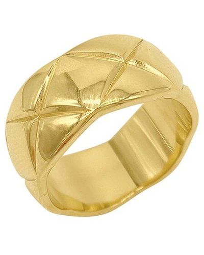 Adornia 14k Plated Ring - Metallic
