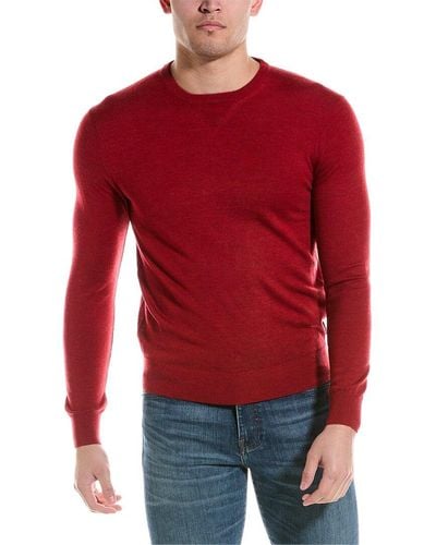 Armani Exchange Wool Crewneck Sweater - Red