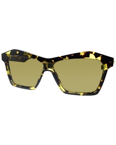 Bottega Veneta Bv1093s 99mm Sunglasses - Green