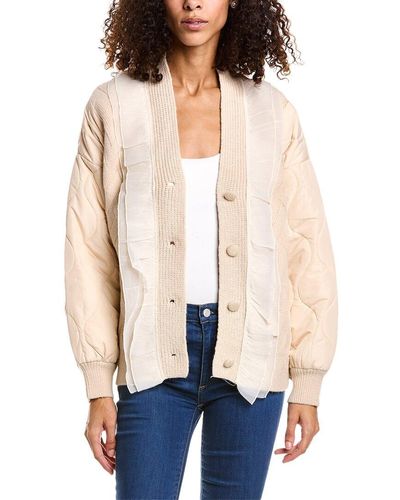 7021 Quilted Jacket - Natural