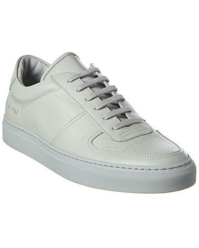 Common Projects Bball Low Bumpy Leather Sneaker - White