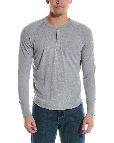 Save Khaki Henley Shirt - Grey