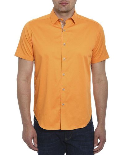 Robert Graham Mercari Woven Shirt - Orange