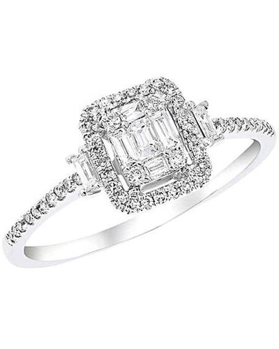 Diana M. Jewels Fine Jewelry 14k 0.31 Ct. Tw. Diamond Ring - White