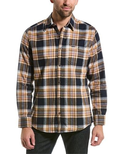 Point Zero Brush Flannel Shirt - Black