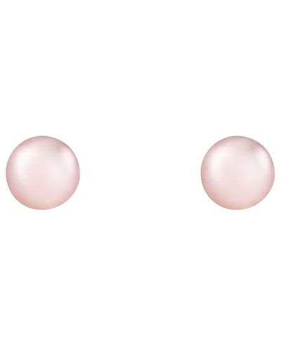 Splendid 14k 8-9mm Pearl Earrings - Pink