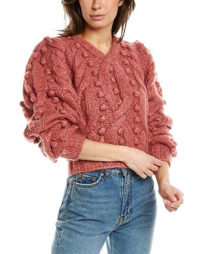 Sea Caden Wool-blend Sweater - Red