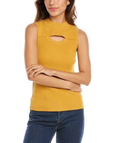 Rebecca Taylor Sweater Tank - Yellow