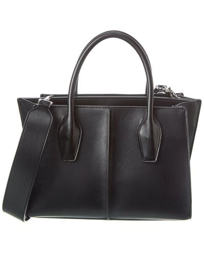 Tod's Tods Leather Satchel - Black