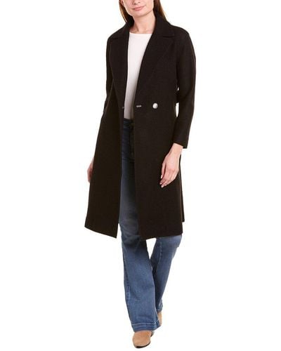 Cinzia Rocca Wool-blend Coat - Black