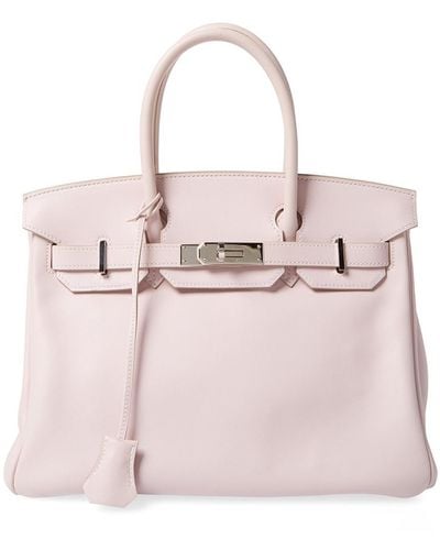 Hermès Rose Dragee Swift Leather Birkin 30cm Phw - Pink