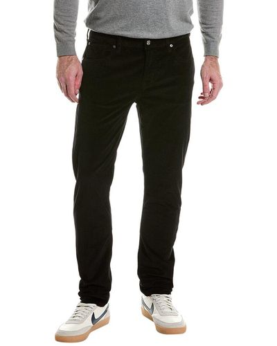 7 For All Mankind Slimmy Tapered Corduroy Pant - Black