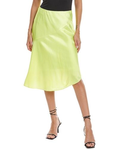 Helmut Lang Asymmetric Skirt - Yellow