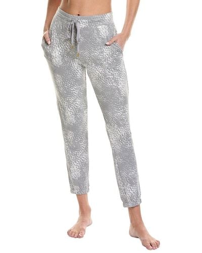 Donna Karan Sleepwear Lounge Jogger Pant - Grey
