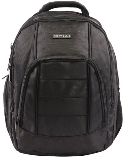 Perry Ellis 200 Business Backpack - Black