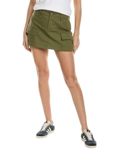 Lea & Viola Cargo Mini Skirt - Green