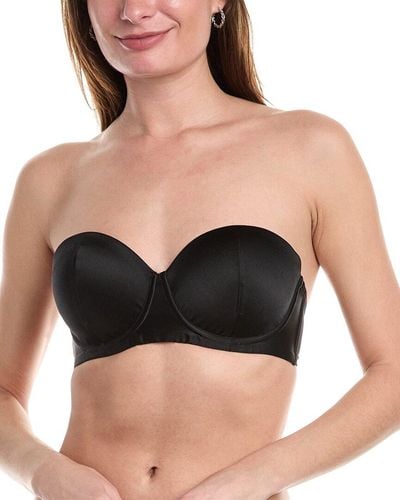 Wolford Stretch Silk-blend Bandeau Bra - Black