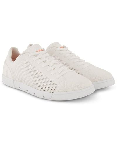 Swims Tennis Knit 2.0 Trainer - White
