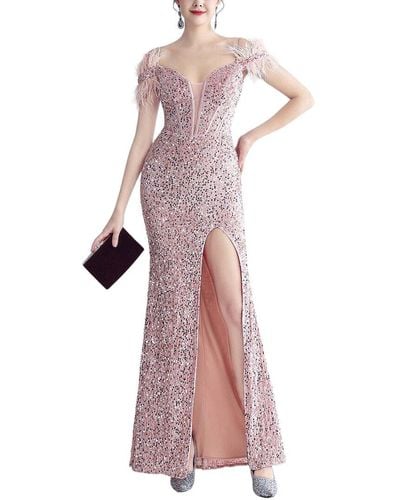 KALINNU Maxi Dress - Pink