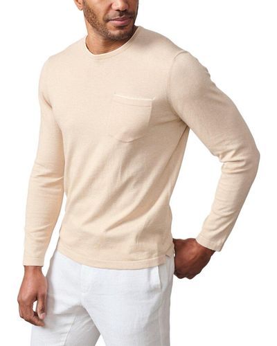 J.McLaughlin Solid Harney Cashmere-blend Sweater - Natural