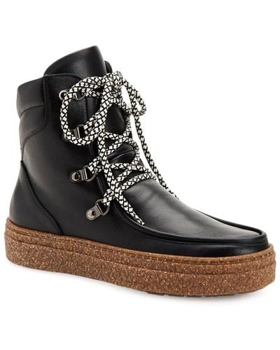Aquatalia Taelyn Leather Boot - Black