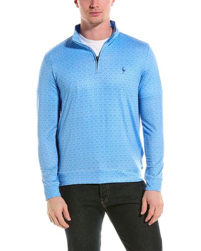 Tailorbyrd Performance 1/4-zip Pullover - Blue