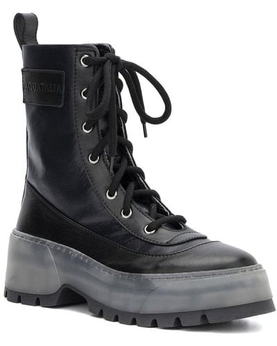Aquatalia Aisa Weatherproof Leather Boot - Black