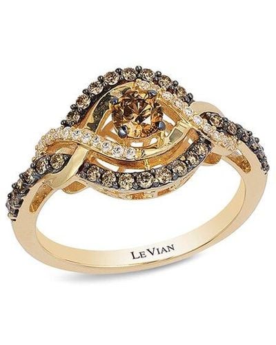 Le Vian Le Vian Chocolatier 14k Honey Gold 0.57 Ct. Tw. Diamond Ring - Metallic