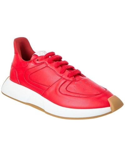 Giuseppe Zanotti Omnia Leather Sneaker - Red
