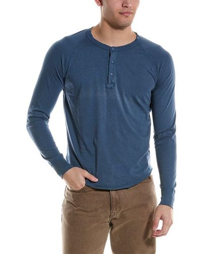 Save Khaki Henley Shirt - Blue