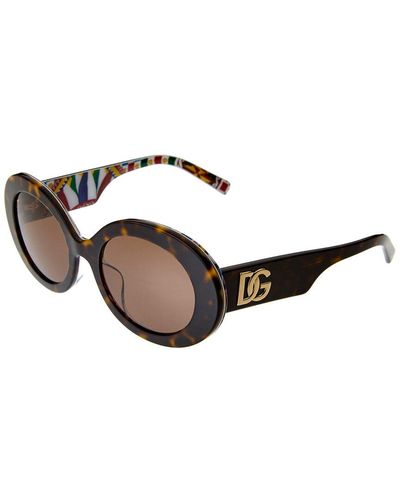 Dolce & Gabbana 51mm Sunglasses - Brown