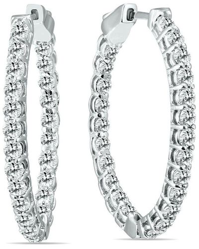 Monary 14k 2.95 Ct. Tw. Diamond Earrings - Multicolor