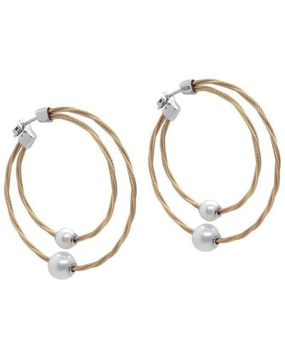 Alor Classique 18k Pearl Earrings - Metallic