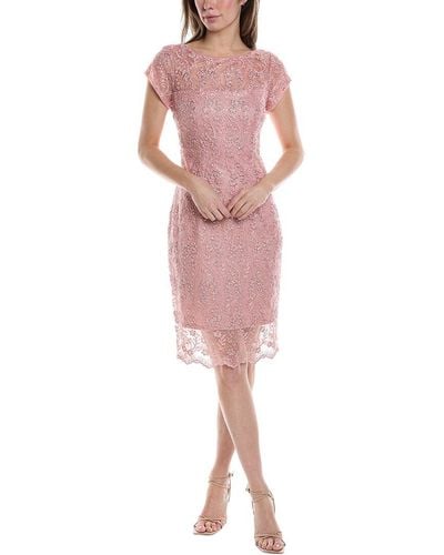 Adrianna Papell Sheath Dress - Pink