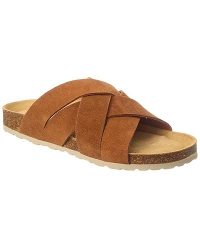INTENTIONALLY ______ Mighty Suede Sandal - Brown