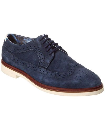Paisley & Gray Telford Suede Oxford - Blue