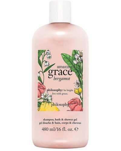 Philosophy 16Oz Amazing Grace Bergamot Shampoo - Pink