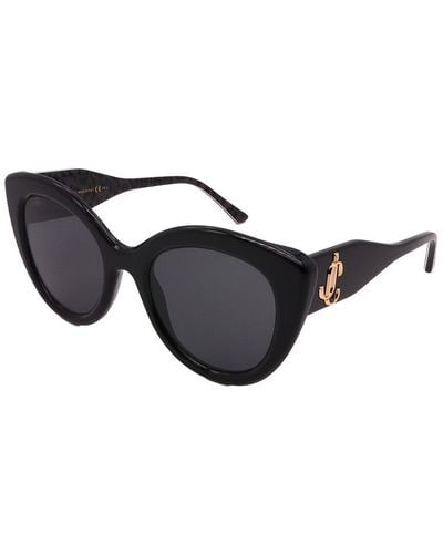 Jimmy Choo Leone/s 52mm Sunglasses - Black