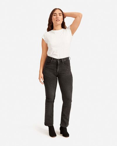 Everlane The Authentic Stretch Skinny Bootcut Jean - White