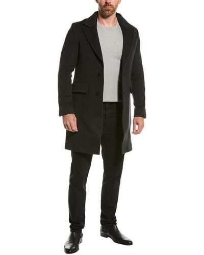 AllSaints Lexington Wool & Cashmere-blend Coat - Black