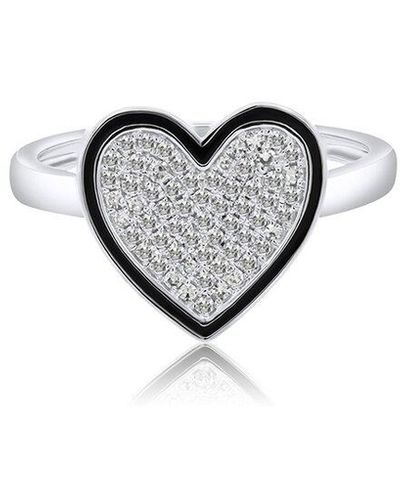 Diana M. Jewels 14k 0.23 Ct. Tw. Diamond Half-eternity Ring - Gray