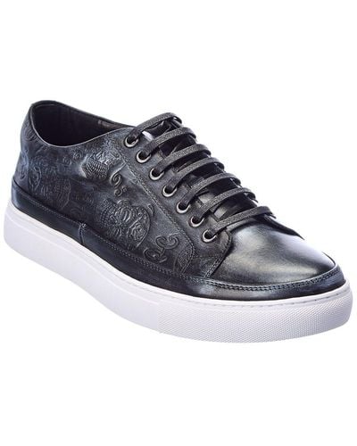 Robert Graham Eclipse Leather Sneaker - Blue