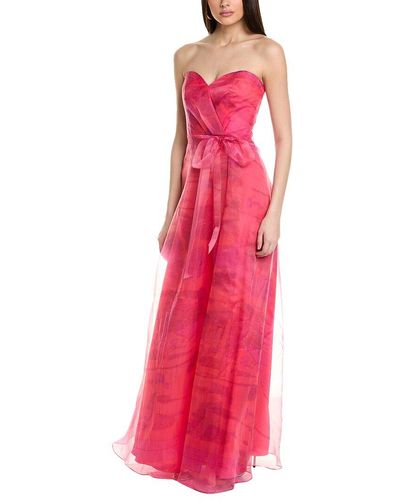 Rene Ruiz Organza Gown - Pink