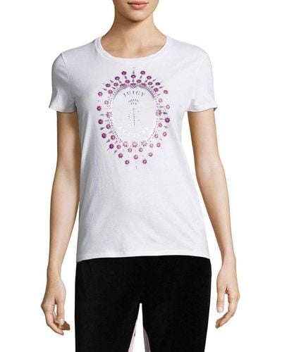 Juicy Couture Spring Bouquet T-shirt - White