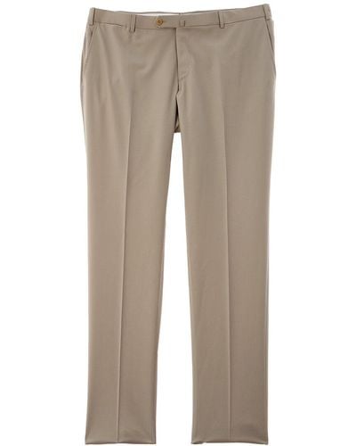 Isaia Wool Trouser - Natural