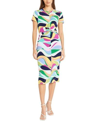 Donna Morgan Matte Jersey Mini Dress - Multicolour