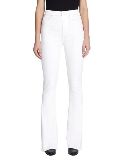 7 For All Mankind Ultra High-rise Skinny Clean White Bootcut Jean