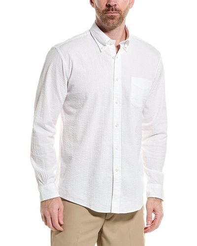 Brooks Brothers Seersucker Regular Shirt - White