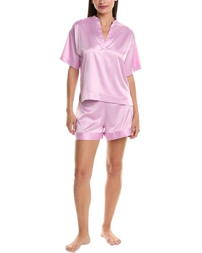 Natori 2pc Glamour Pyjama Set - Pink