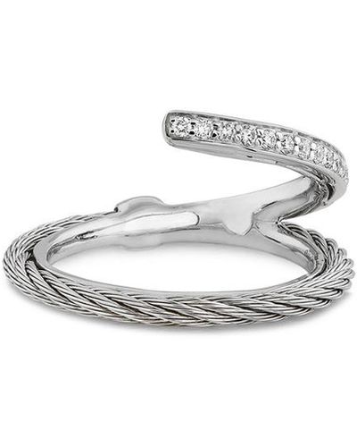 Alor Classique 18k 0.12 Ct. Tw. Diamond Ring - Metallic